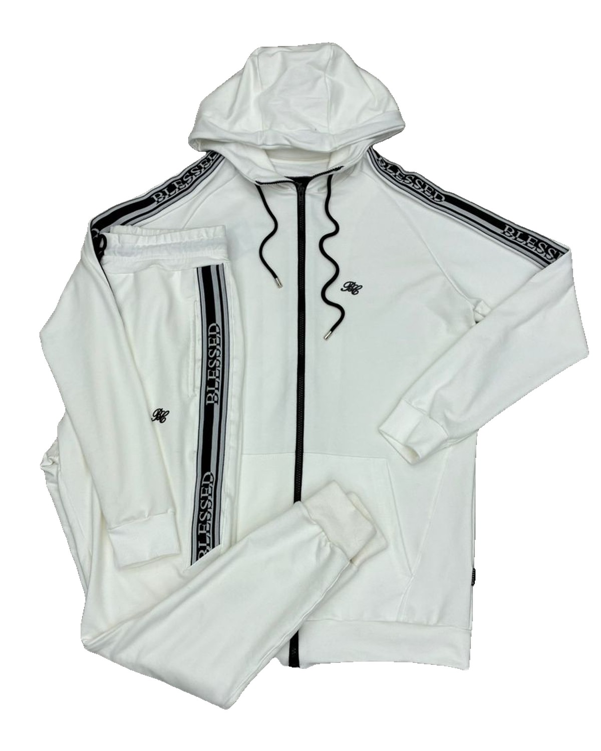 Conjunto Blessed Branco Faixa Blessed